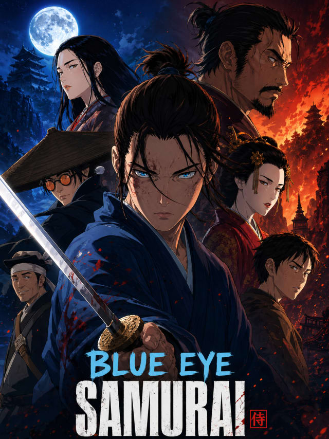 Blue eye Samurai cover art