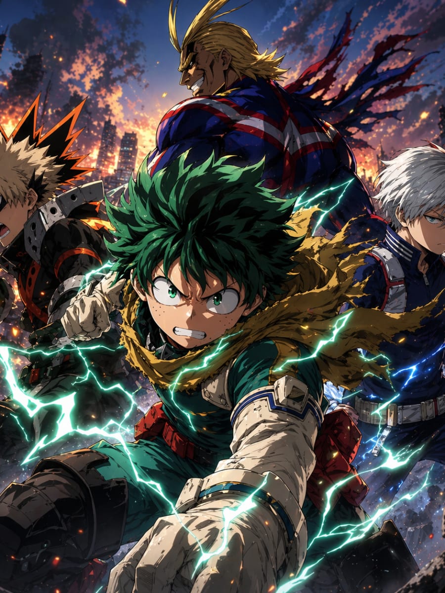 My hero academia cover art
