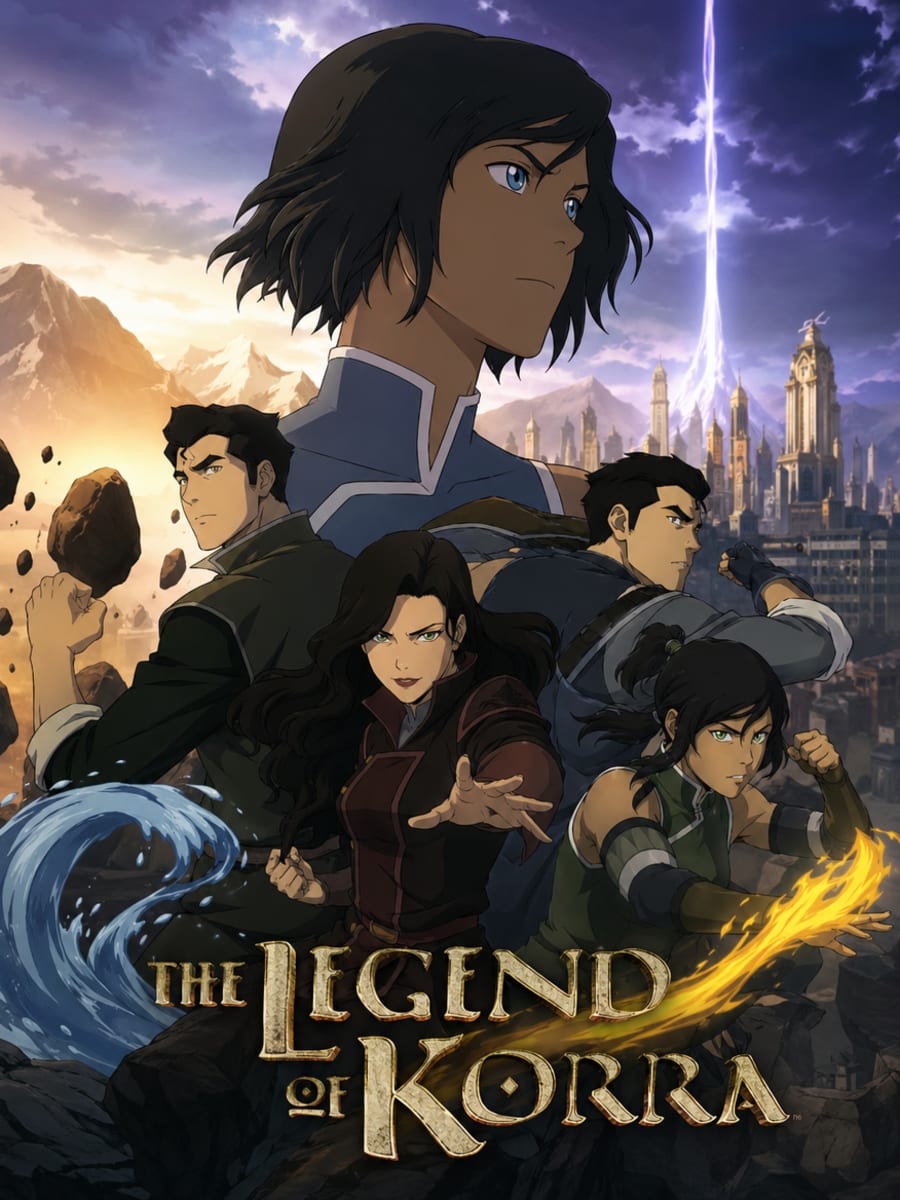 Legend of Korra cover art