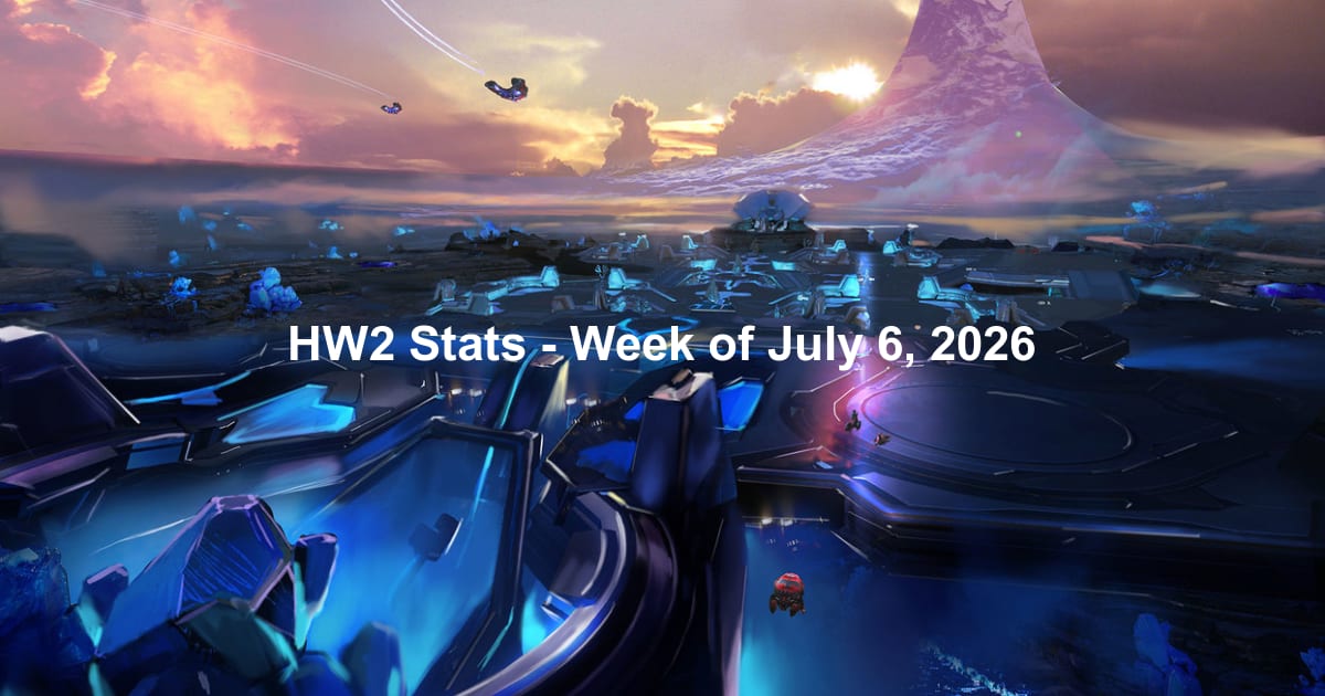 Team Respawn Halo Wars 2 stats report: Week of July 6, 2026