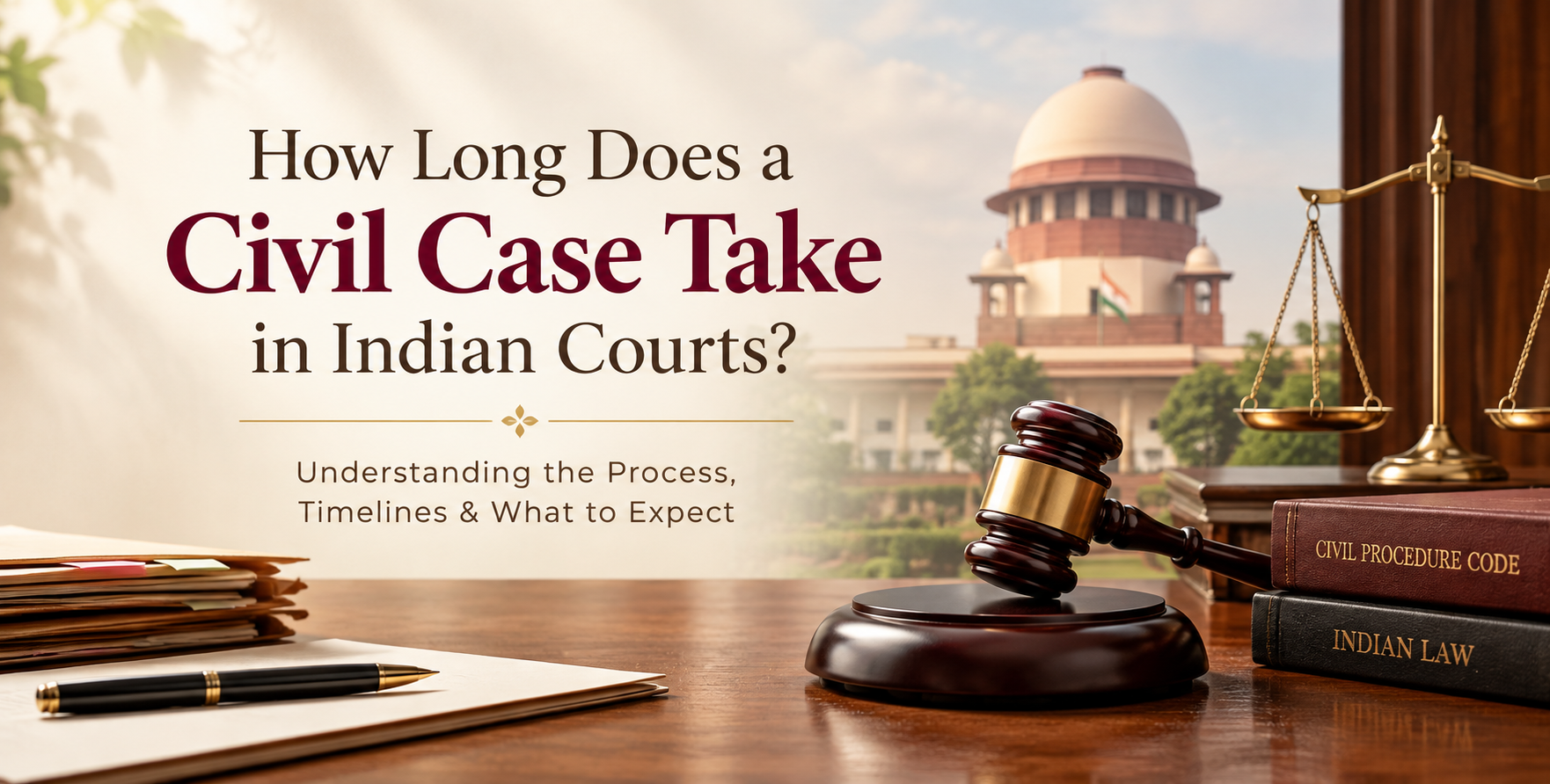How Long Does a Civil Case Take in Indian Courts?