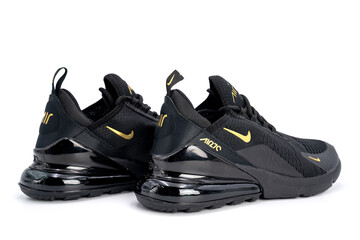 Nike Air Max 270 Black Gold Sneakers