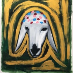 Golden Sheep, 1980 by MENASHE KADISHMAN