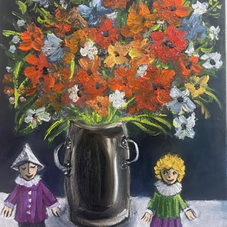 Boy and Girl by Yosl Bergner [2000]