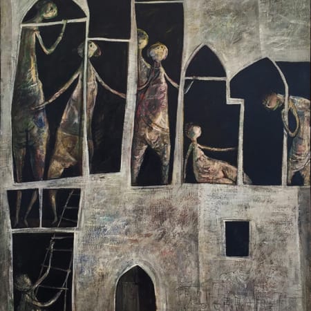 Jaffa Hotel by Yosl Bergner [1956]