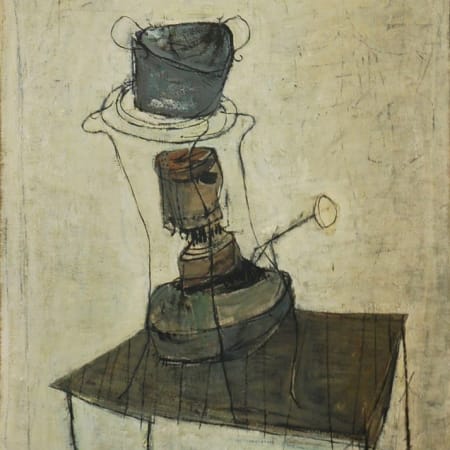 Kerosene Stove  by Yosl Bergner [1958]