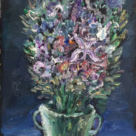 Purple Bouquet by Yosl Bergner [2011]