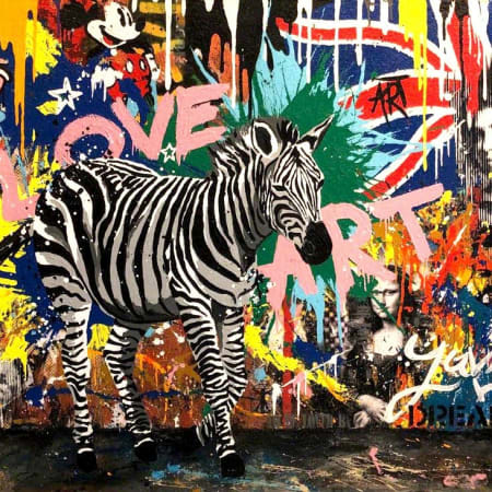 Urban Zebra by Yuvi [2018]