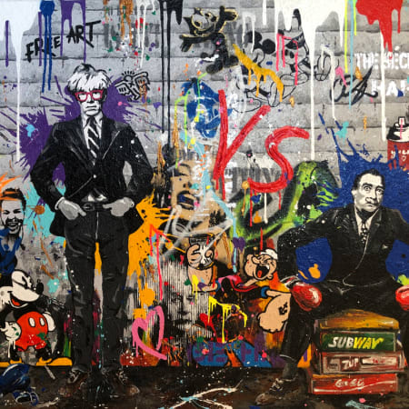 Warhol & Dali  by Yuvi [2017]