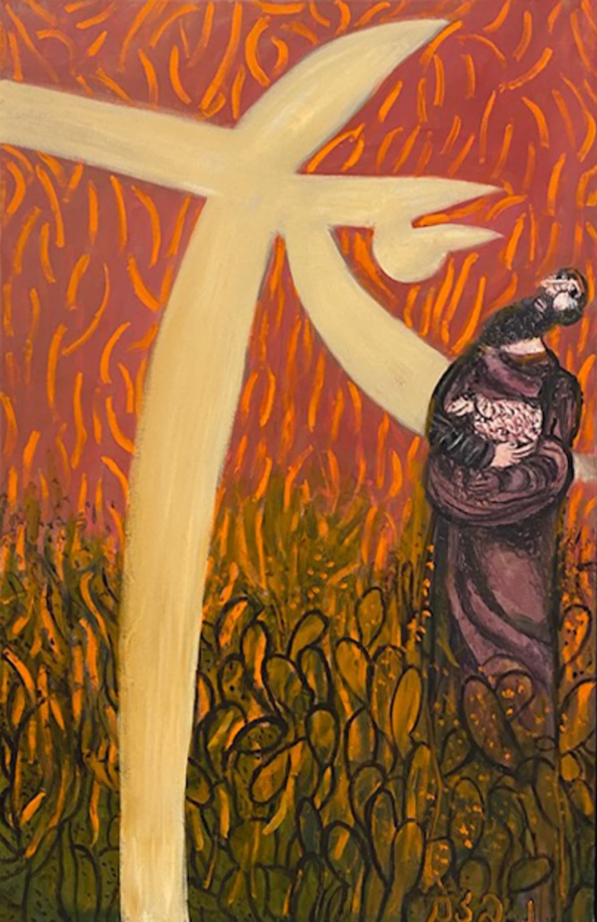 Jacob's Sacrifice, 1995 by Naftali Bezem Dan Gallery