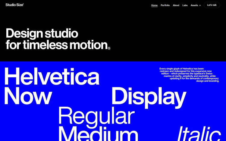 Studio Size