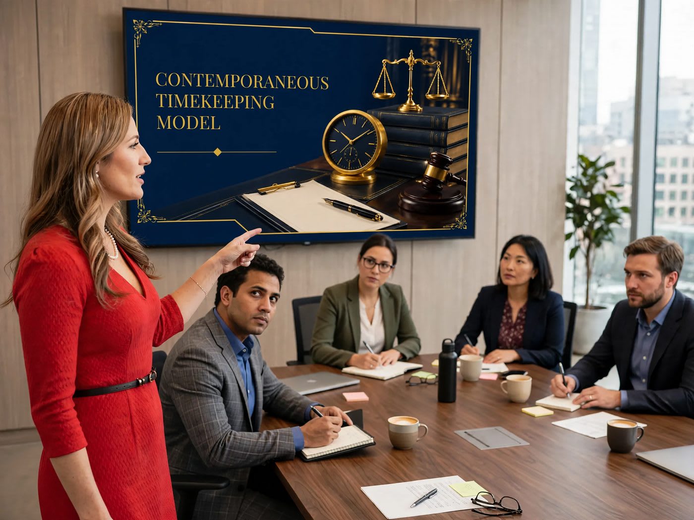Molly Kremer teaching the Contemporaneous Timekeeping Model