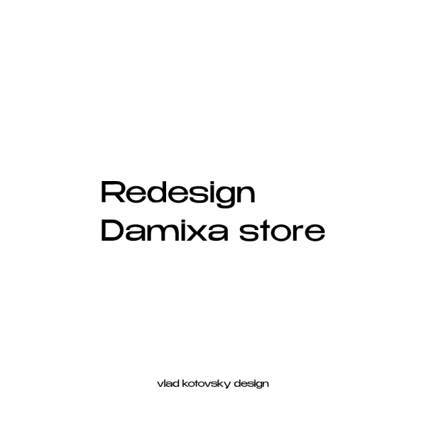 Redesign Damixa store - Product and collections frame