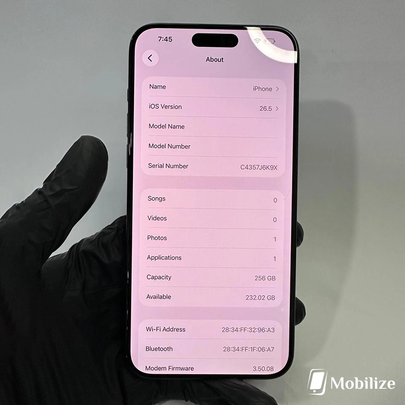 iPhone 15 Pro Max Black Titanium