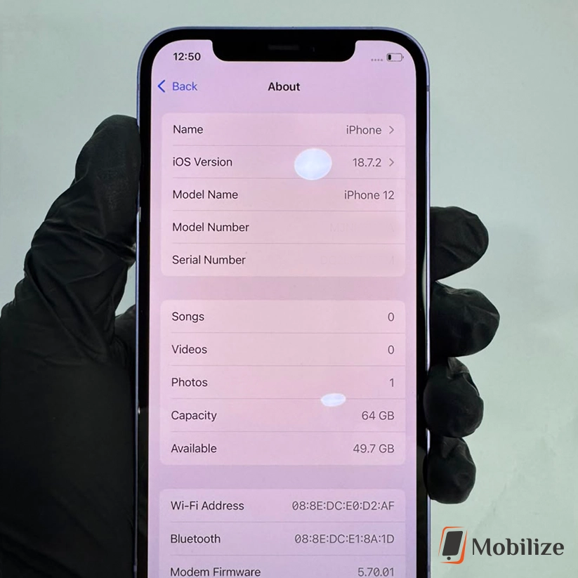 iPhone 12 Space Black