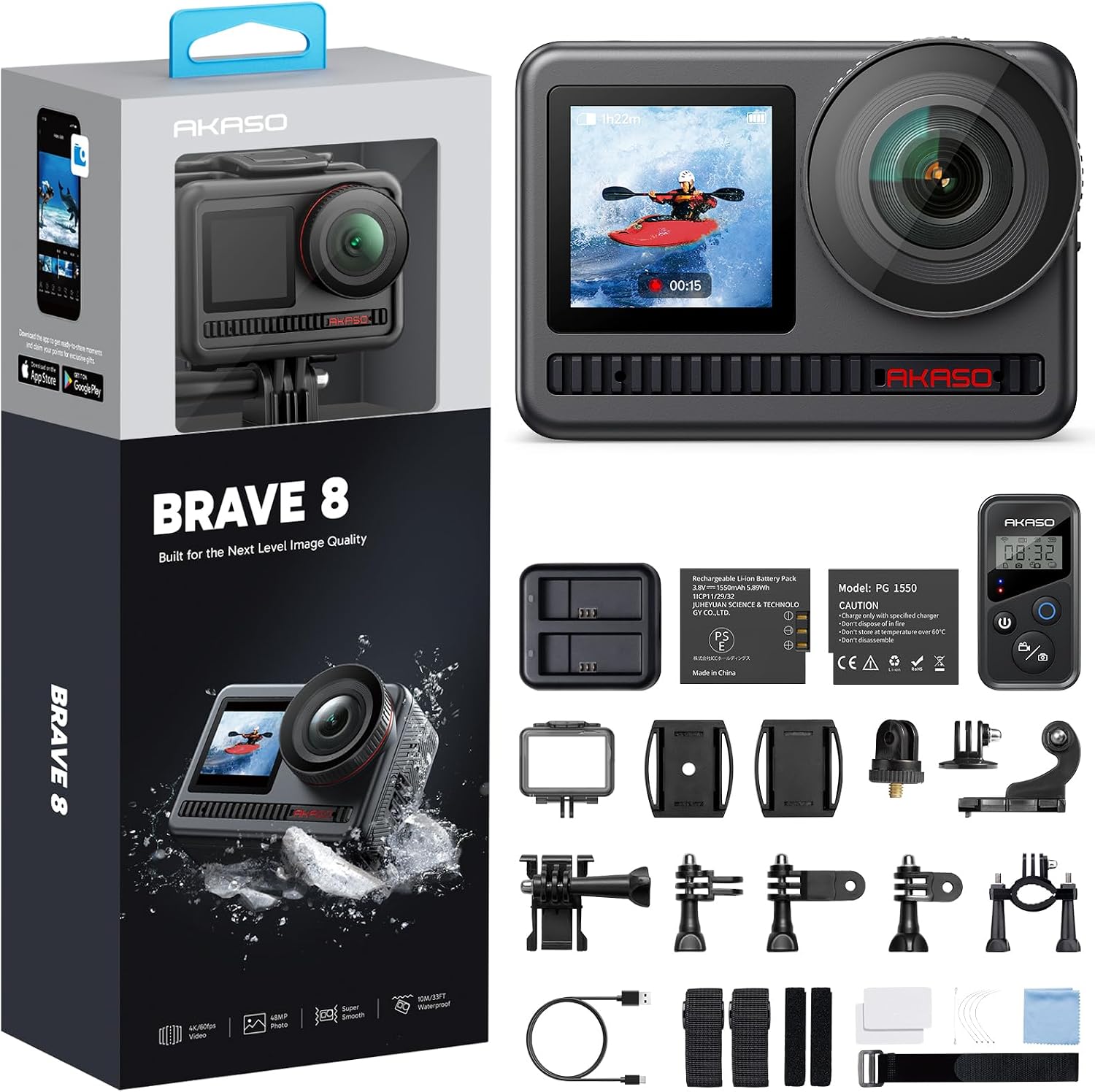 AKASO Brave 8 product photo