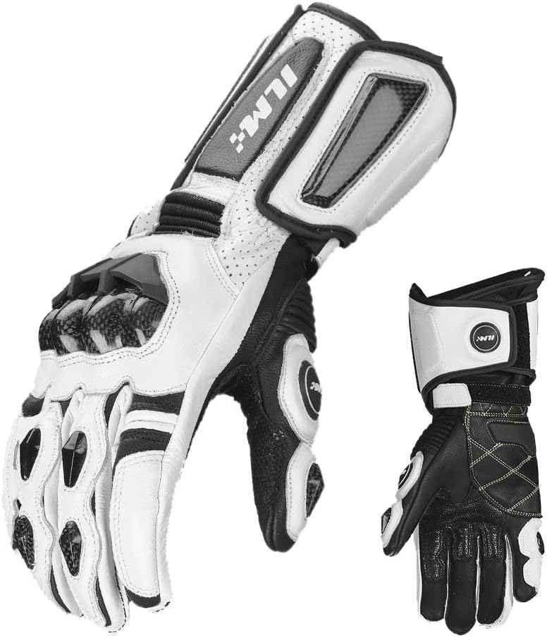 ILM Air Flow Leather Motorcycle Gloves GRC01L product photo