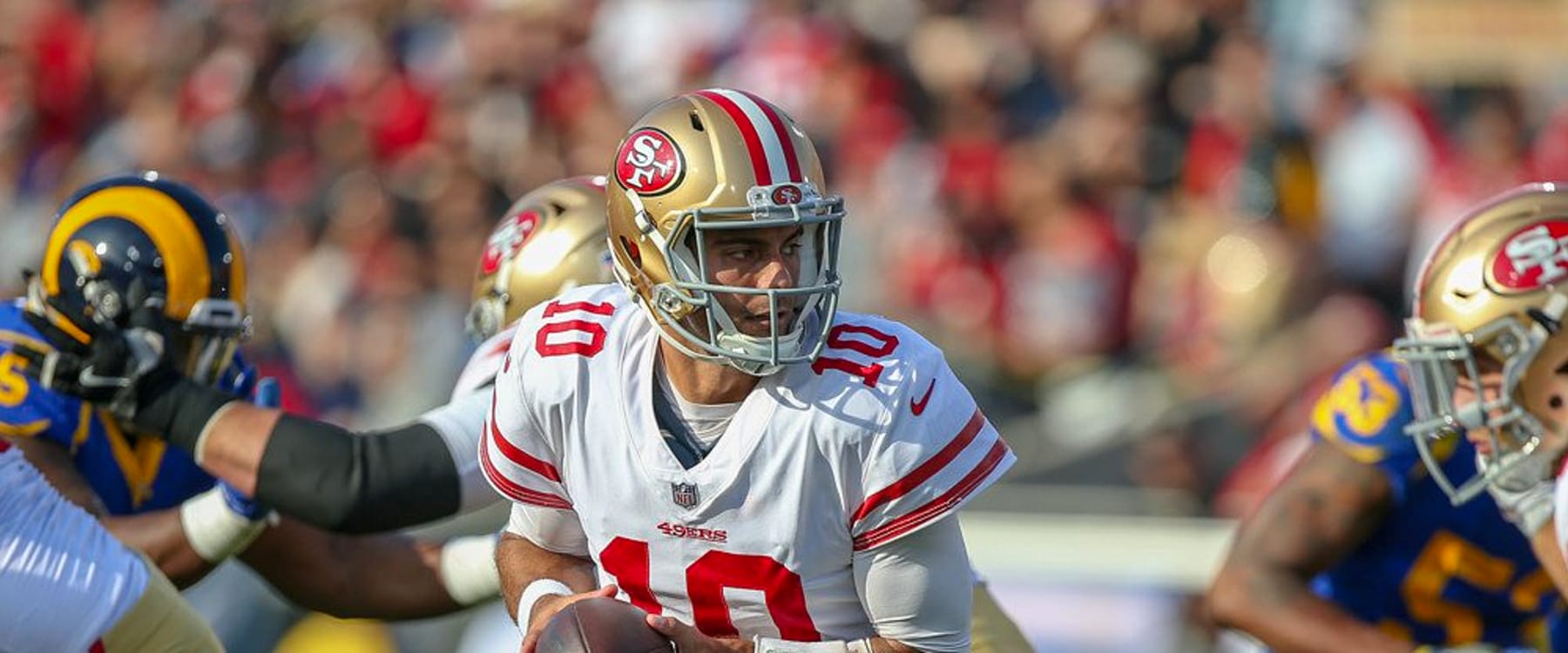 Raiders QB Jimmy Garoppolo sharp in practice against former 49ers