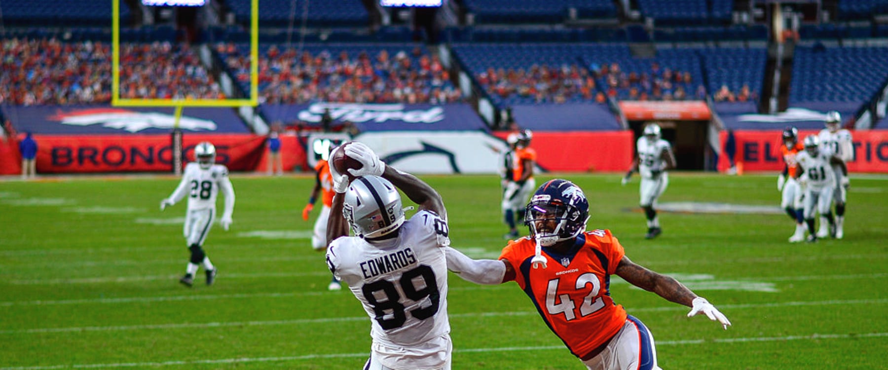 New Orleans Saints signing former Raiders third-round WR Bryan Edwards