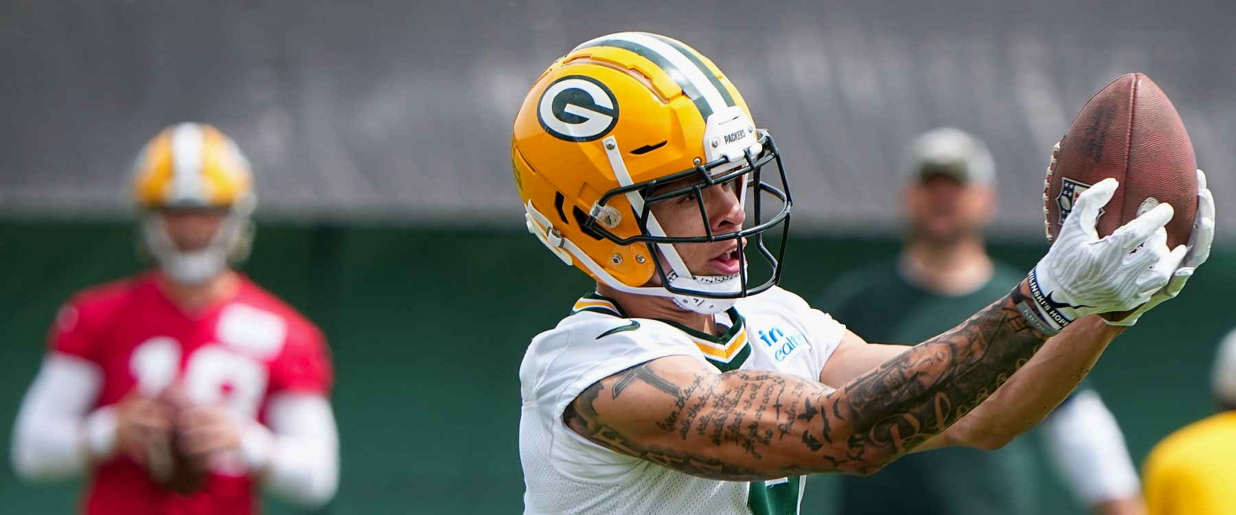 Green Bay Packers WR Christian Watson out Sunday against Chicago