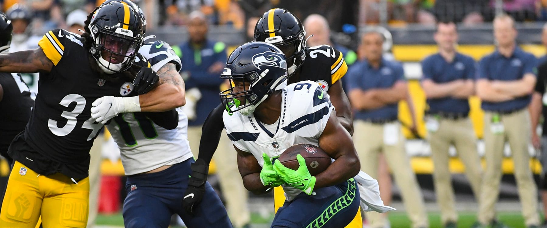 Seahawks running back group takes another hit as rookie Kenny