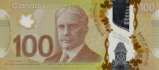 Canadian dollar 100 banknote