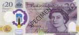 British Pound 20 banknote