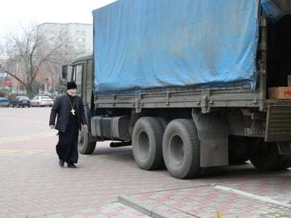 В Липецкой епархии осуществляется сбор гуманитарной помощи для военнослужащих