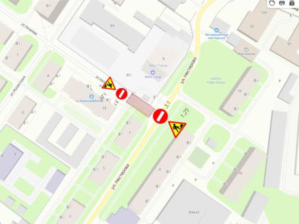 Перекрытие улицы Качалова в Липецке из-за подключения к отоплению