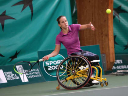 В Липецке открыт набор на бесплатные тренировки по теннису на колясках