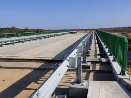 Завершается реконструкция моста в Чаплыгинском районе