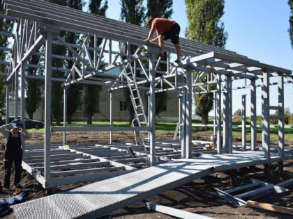 В Волово продолжается строительство ФАПа