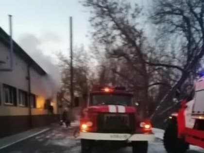 Рождественским утром в Задонске сгорела баня