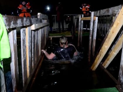 Традиционные крещенские купания в Липецкой области