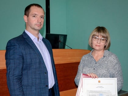 Добринцев наградили за активную гражданскую позицию