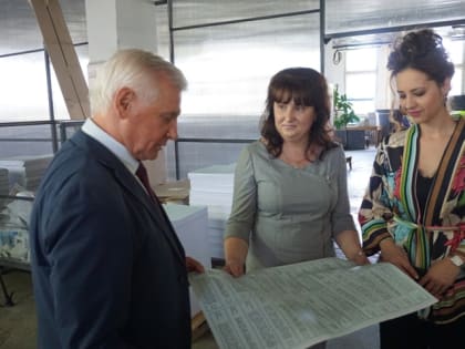 В Липецкой области начали печатать бюллетени для тайного голосования на выборах главы администрации Липецкой области