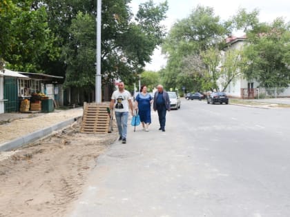 Новая пешеходная дорожка в Левобережном округе улучшит доступность для жителей