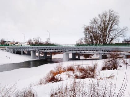 В Чаплыгине пустили движение по обновленному мосту