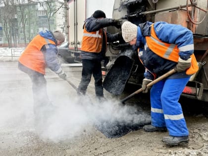 1 200 квадратных метром ям заделали в Липецке