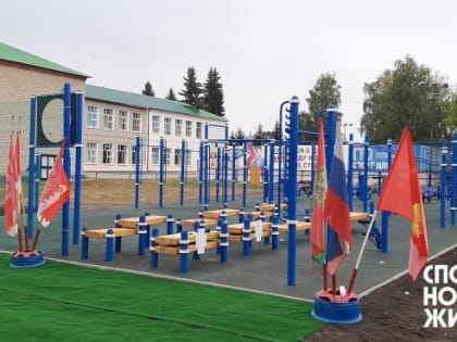 В Измалковском районе прошло торжественное открытие новой площадки ГТО