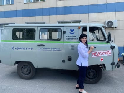 Новый автомобиль скорой помощи на службе Усманской центральной районной больницы