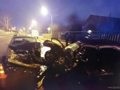 Новогодней ночью в жёстком столкновении в Грязях пострадали 8 человек