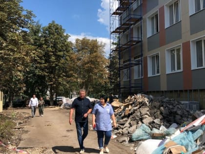 Ремонт и благоустройство школы №33 в Липецке