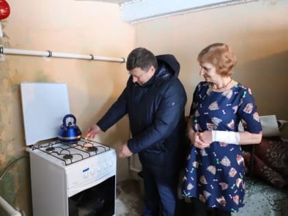 Дом матери мобилизованного из Становлянского района газифицирован