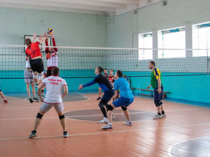 Сегодня в селе Хмелинец прошёл турнир по волейболу