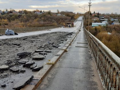 Аргамаченский мост будет закрыт в течение года