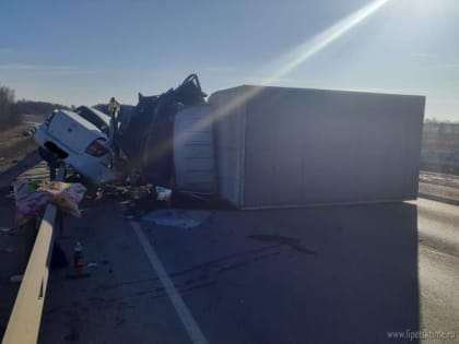 Смертельное ДТП произошло в Хлевенском районе Липецкой области