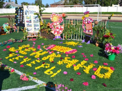 Цветочный фестиваль проходит в Чаплыгине