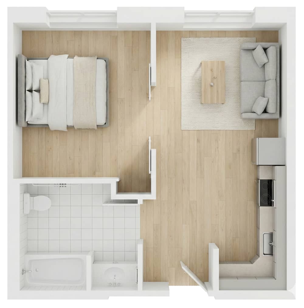 A2 3D floor plan