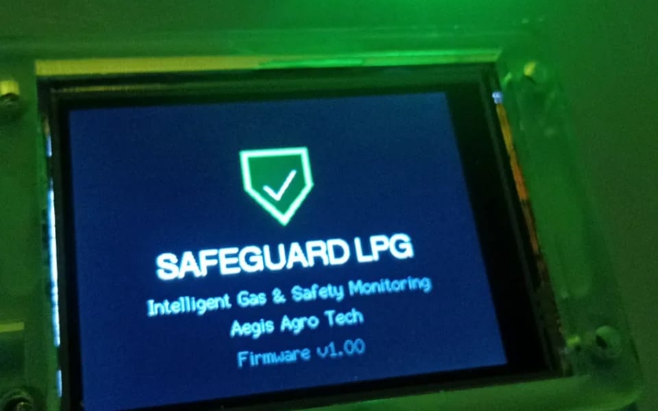A gas monitoring and alarm system that detects LPG leaks, smoke and abnormal temperature, raises a distinct alarm for each  and learns its environment to reduce false alarms over time.